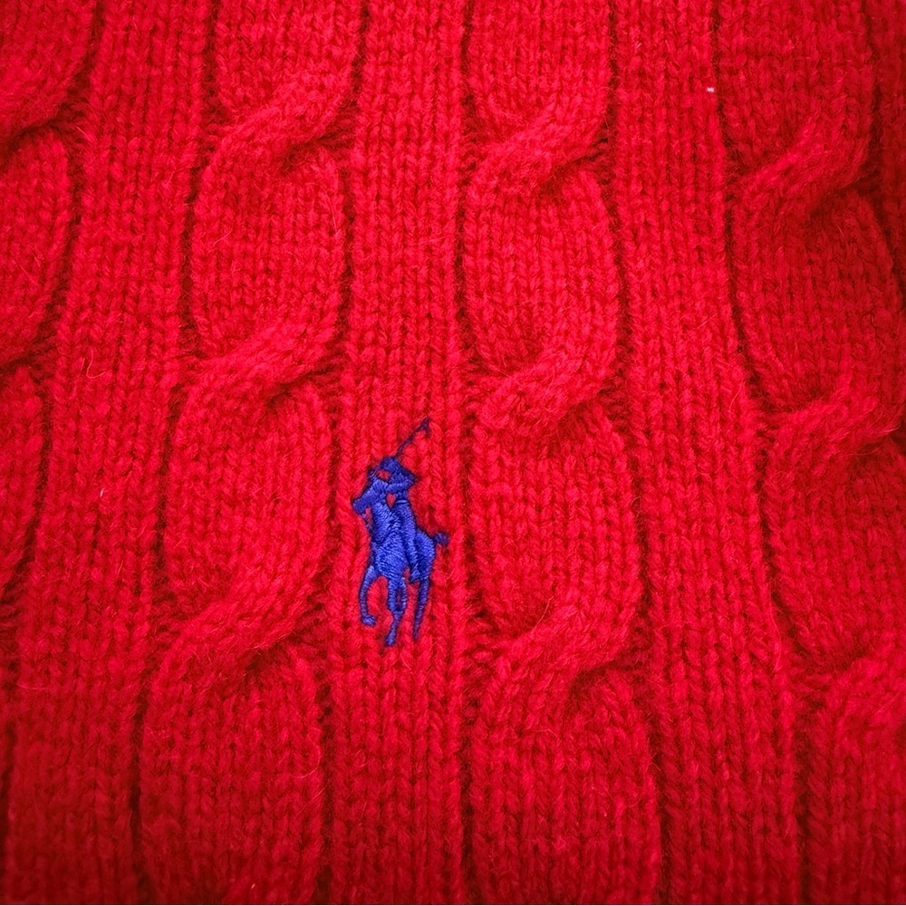 Polo Ralph Lauren Men’s Cable-Knit Wool-Angora Sweater luxury office Logo - Picture 6 of 13